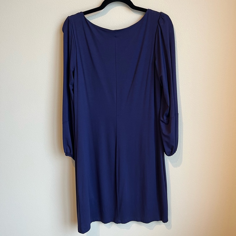 Cynthia Rowley Navy Blue Shift Dress with Open Arms, Size Medium - Picture 4 of 6